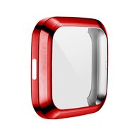 Fitbit Versa 2 Soft TPU case (volledig beschermd) - Rood
