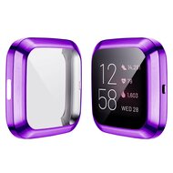 Fitbit Versa 2 Soft TPU case (volledig beschermd) - Paars