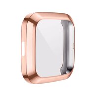 Fitbit Versa 2 Soft TPU case (volledig beschermd) - Ros&eacute; goud