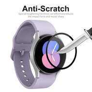 Screen protector tempered glass - Full cover - Geschikt voor de Samsung Galaxy Watch 5 - 40mm