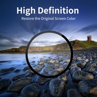 Screen protector tempered glass - Full cover - Geschikt voor de Samsung Galaxy Watch 5 - 44mm