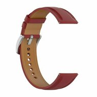 Garmin Venu 2 &amp; 3 - Luxe leren bandje - Bordeaux - leather