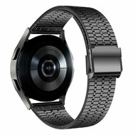 Stalen bandje - Zwart - Garmin Vivoactive 6 / Vivoactive 5 / Vivoactive 3