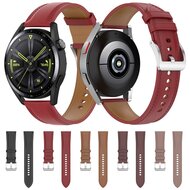 Garmin Venu 2 &amp; 3 - Luxe leren bandje - Zwart - leather