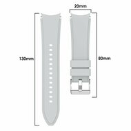 Siliconen sportband - Grijs - Samsung Galaxy Watch 6 Classic - 47mm &amp; 43mm