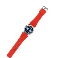 Siliconen sportbandje - Rood - Geschikt voor Samsung Galaxy Watch 3 (45mm) - Galaxy Watch 46mm - Samsung Gear S3 Classic &amp; Frontier