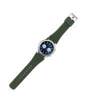 Siliconen sportbandje - Donkergroen - Geschikt voor Samsung Galaxy Watch 3 (45mm) - Galaxy Watch 46mm - Samsung Gear S3 Classic &amp; Frontier