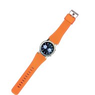 Siliconen sportbandje - Oranje - Geschikt voor Samsung Galaxy Watch 3 (45mm) - Galaxy Watch 46mm - Samsung Gear S3 Classic &amp; Frontier