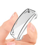 Fitbit Inspire 1 / HR / Ace 2 TPU case (volledig beschermd) - Zilver