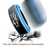 Fitbit Inspire 1 / HR / Ace 2 TPU case (volledig beschermd) - Blauw