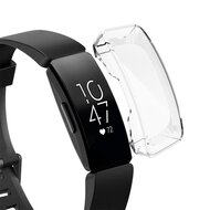 Fitbit Inspire 1 / HR / Ace 2 TPU case (volledig beschermd) - Transparant