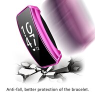 Fitbit Inspire 1 / HR / Ace 2 TPU case (volledig beschermd) - Roze