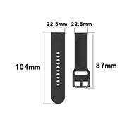 Fitbit Versa 1 / 2 &amp; Lite siliconen sportbandje met gespsluiting - Grijs - Maat: Small