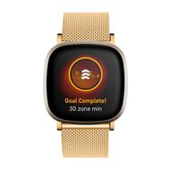 Fitbit Versa 3/4 &amp; Sense 1/2 - Milanese bandje met klemsluiting - Goud