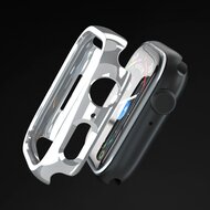 Hard case 41mm (open front) - Zilver (glans) - Geschikt voor Apple Watch 41mm