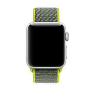 Sport Loop nylon bandje - Groen - Geschikt voor Apple Watch 38mm / 40mm / 41mm / 42mm