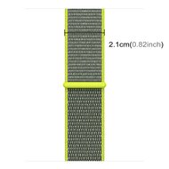 Sport Loop nylon bandje - Groen - Geschikt voor Apple Watch 38mm / 40mm / 41mm / 42mm