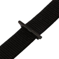 Sport Loop nylon bandje - Zwart / Oranje - Geschikt voor Apple Watch 38mm / 40mm / 41mm / 42mm