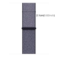 Sport Loop nylon bandje - Navy blauw - Geschikt voor Apple Watch 44mm / 45mm&nbsp;/ 46mm / 49mm
