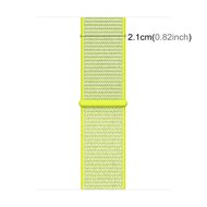 Sport Loop nylon bandje - Neon groen - Geschikt voor Apple Watch 44mm / 45mm&nbsp;/ 46mm / 49mm