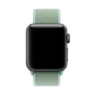 Sport Loop nylon bandje - Mintgroen - Geschikt voor Apple Watch 44mm / 45mm&nbsp;/ 46mm / 49mm