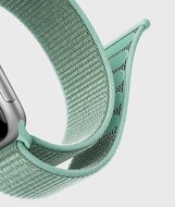 Sport Loop nylon bandje - Mintgroen - Geschikt voor Apple Watch 44mm / 45mm&nbsp;/ 46mm / 49mm
