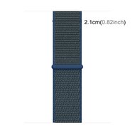 Sport Loop nylon bandje - Donkerblauw - Geschikt voor Apple Watch 44mm / 45mm&nbsp;/ 46mm / 49mm