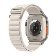 Alpine Loop nylon bandje - Starlight - Geschikt voor Apple Watch 38mm / 40mm / 41mm / 42mm