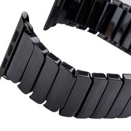 Schakelarmband Keramisch bandje - Zwart - Geschikt voor Apple Watch 38mm / 40mm / 41mm / 42mm