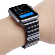 Schakelarmband Keramisch bandje - Zwart - Geschikt voor Apple Watch 44mm / 45mm&nbsp;/ 46mm / 49mm