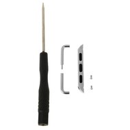 Metalen strap connector - Zilver - Geschikt voor Apple Watch 44mm / 45mm&nbsp;/ 46mm / 49mm