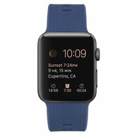 Siliconen bandje met motief - Navy - Geschikt voor Apple Watch 38mm / 40mm / 41mm / 42mm