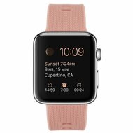 Siliconen bandje met motief - Retro Rose - Geschikt voor Apple Watch 44mm / 45mm&nbsp;/ 46mm / 49mm