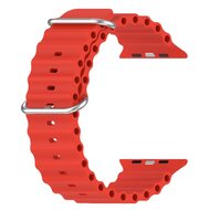 Ocean bandje - Rood - Geschikt voor Apple Watch 38mm / 40mm / 41mm / 42mm