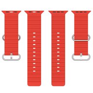 Ocean bandje - Rood - Geschikt voor Apple Watch 38mm / 40mm / 41mm / 42mm