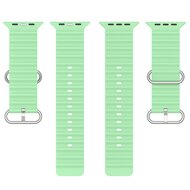 Ocean bandje - Lichtgroen - Geschikt voor Apple Watch 38mm / 40mm / 41mm / 42mm