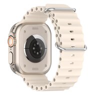 Ocean bandje - Starlight - Geschikt voor Apple Watch 44mm / 45mm&nbsp;/ 46mm / 49mm