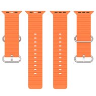 Ocean bandje - Oranje - Geschikt voor Apple Watch 44mm / 45mm&nbsp;/ 46mm / 49mm