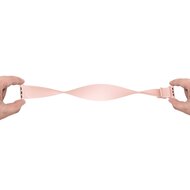 Elastische Solo Loop bandje - Roze - Geschikt voor Apple Watch 44mm / 45mm&nbsp;/ 46mm / 49mm