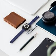 TPU Slim Fit bandje - Donkerblauw - Geschikt voor Apple Watch 38mm / 40mm / 41mm / 42mm