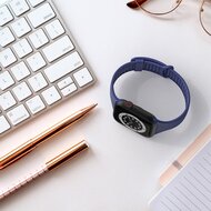 TPU Slim Fit bandje - Donkerblauw - Geschikt voor Apple Watch 38mm / 40mm / 41mm / 42mm