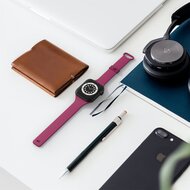 TPU Slim Fit bandje - Wijnrood - Geschikt voor Apple Watch 38mm / 40mm / 41mm / 42mm