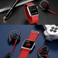 PU Leather Loop bandje - Rood - Geschikt voor Apple Watch 44mm / 45mm&nbsp;/ 46mm / 49mm