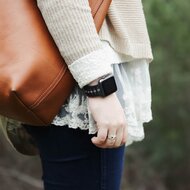 Sportbandje combi-kleuren - Zwart + grijs - Geschikt voor Apple Watch 38mm / 40mm / 41mm / 42mm