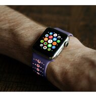Sportbandje combi-kleuren - Paars + roze - Geschikt voor Apple Watch 44mm / 45mm&nbsp;/ 46mm / 49mm