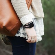 Sportbandje combi-kleuren - Zwart + roze - Geschikt voor Apple Watch 44mm / 45mm&nbsp;/ 46mm / 49mm