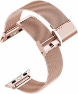 Milanese Loop bandje - Champagne goud - Geschikt voor Apple Watch 38mm / 40mm / 41mm / 42mm