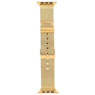 Milanese met gesp bandje - Goud - Geschikt voor Apple Watch 44mm / 45mm&nbsp;/ 46mm / 49mm