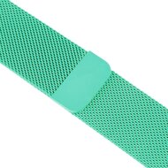Milanese RVS bandje - Mint groen - Geschikt voor Apple Watch 38mm / 40mm / 41mm / 42mm