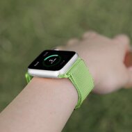 Milanese RVS bandje - Groen - Geschikt voor Apple Watch 38mm / 40mm / 41mm / 42mm